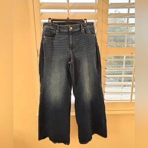 White House Black Market High-rise wide leg everyday soft